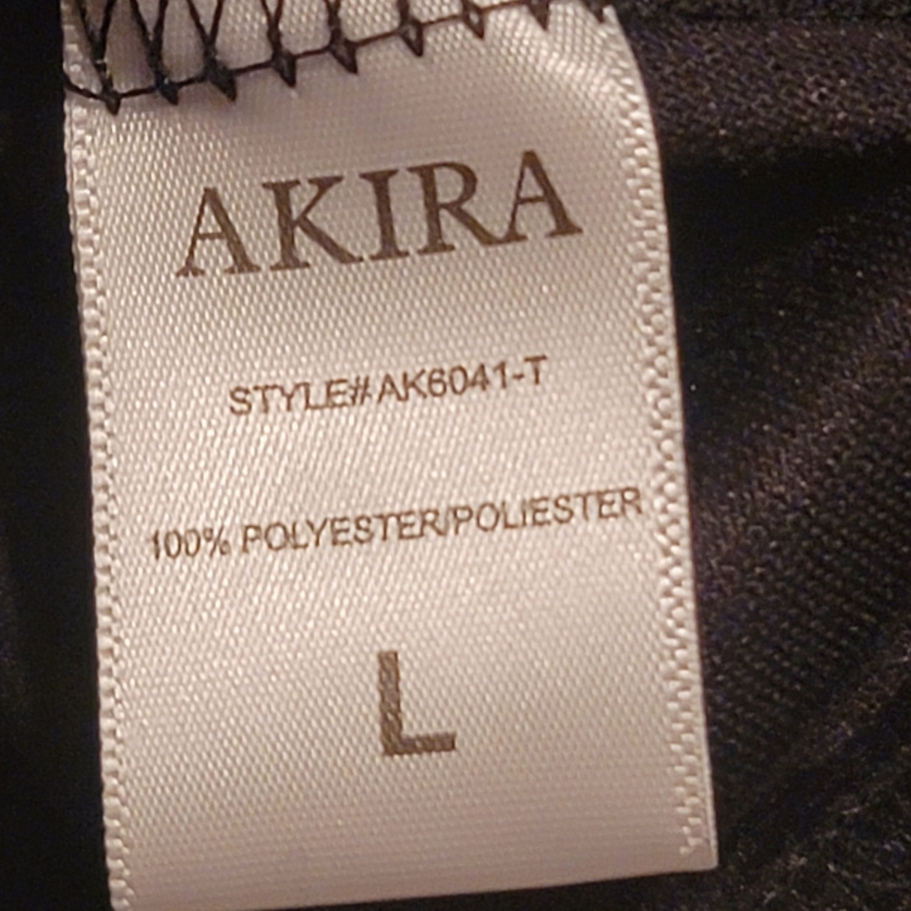 NIPPLE RING ROUCHED VELVET SWEATSHIRT BY AKIRA - Picture 9 of 12